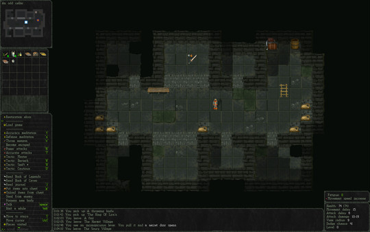 Screenshot z Vanilla Bagel: The Roguelike