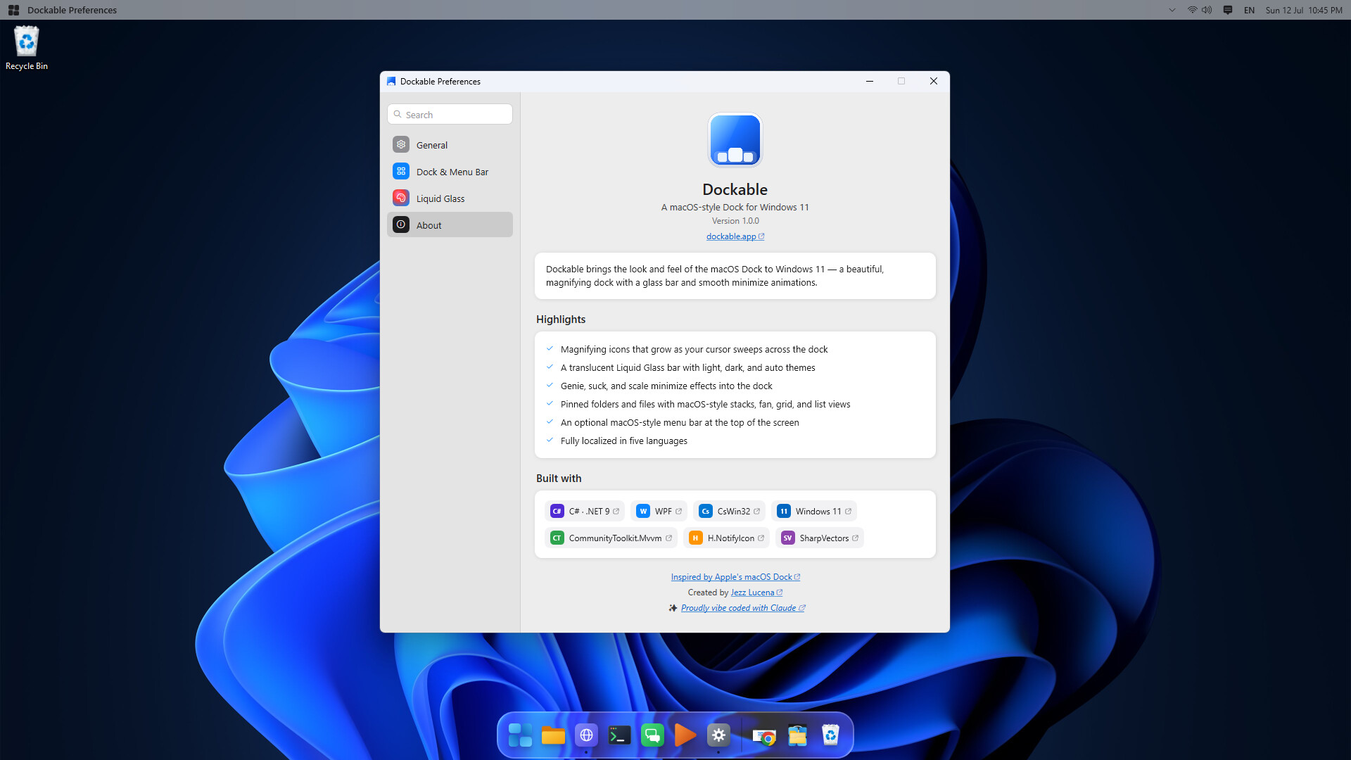 Dockable screenshot 10