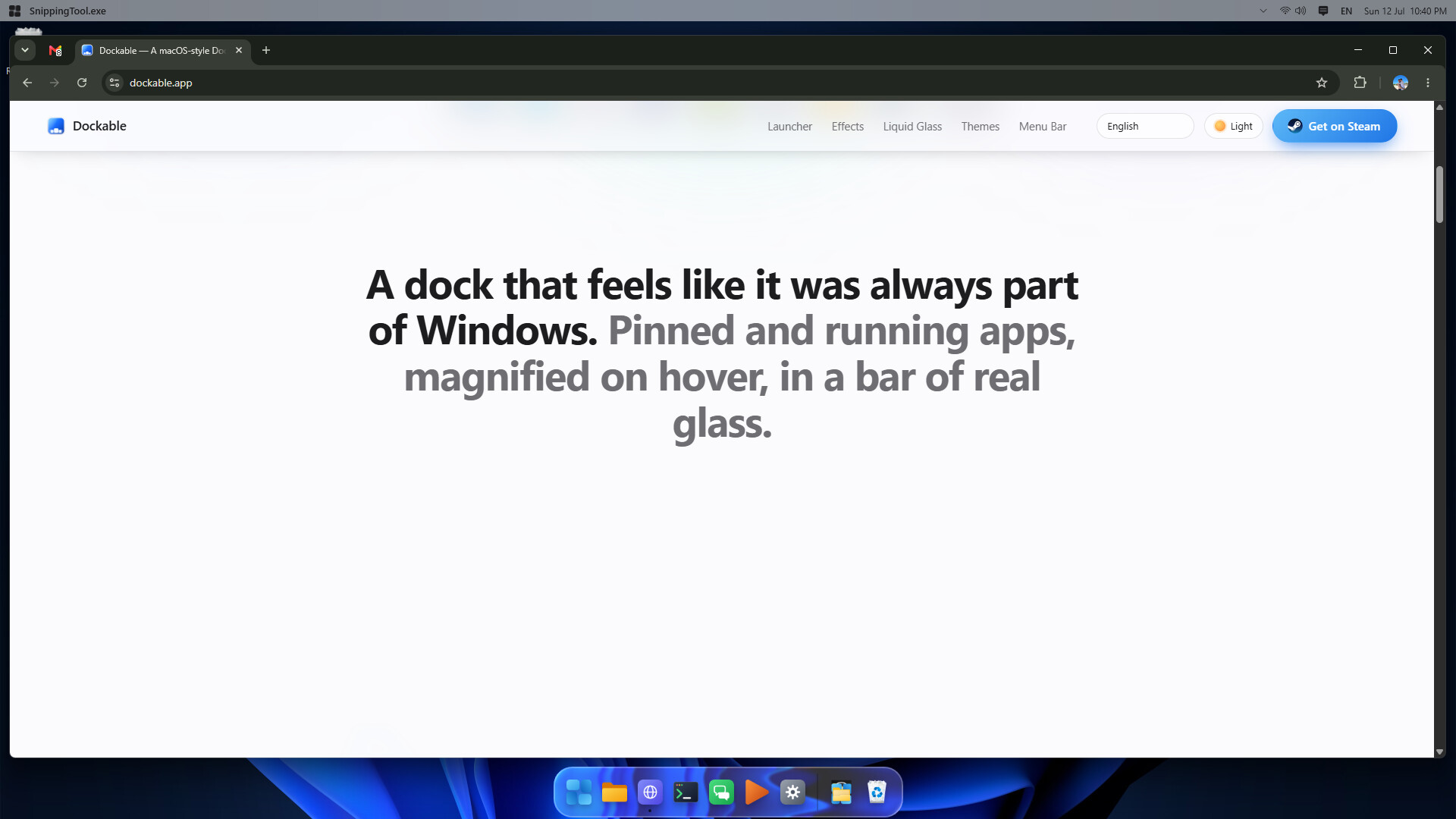 Dockable screenshot 3