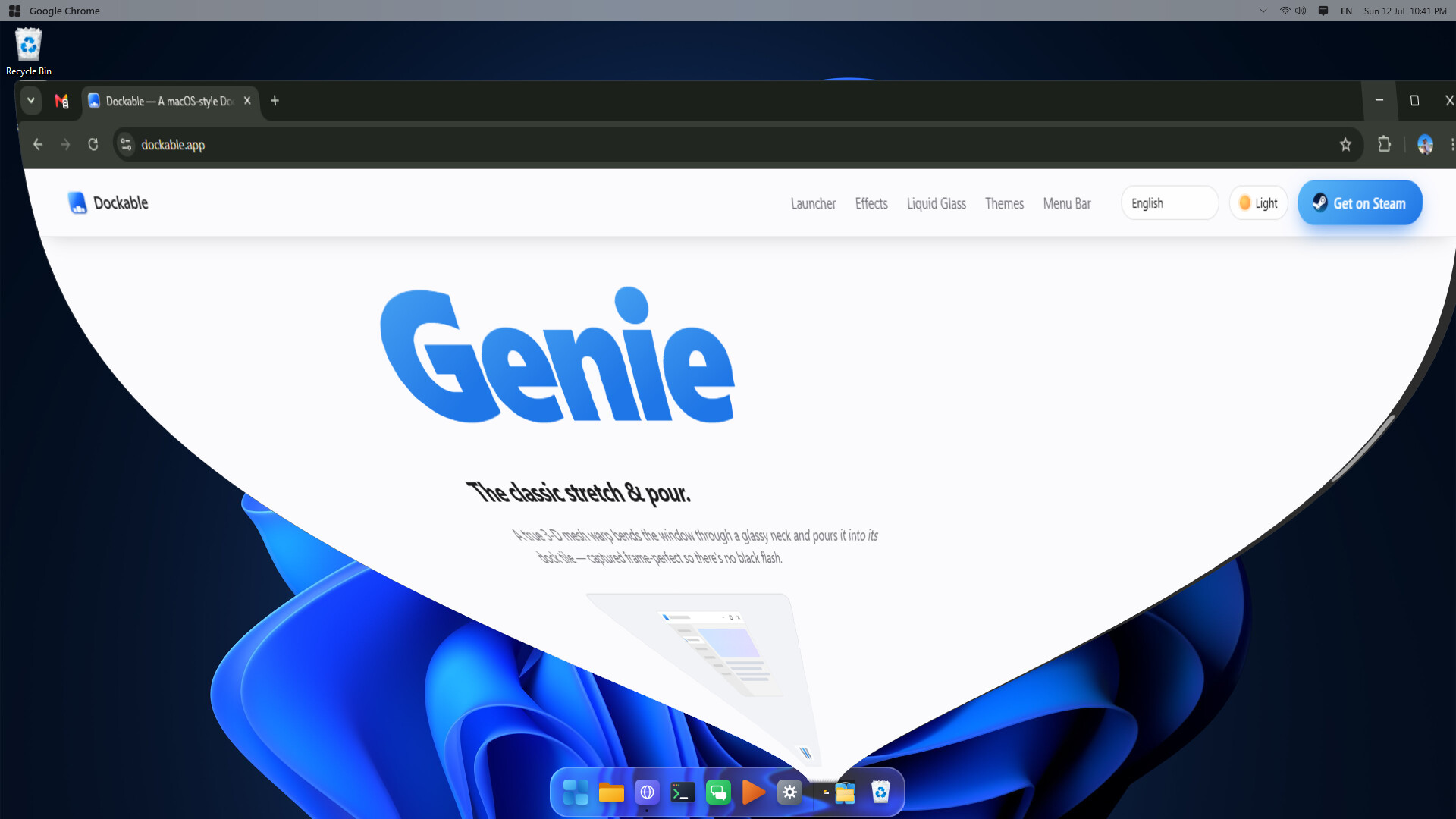 Dockable screenshot 1