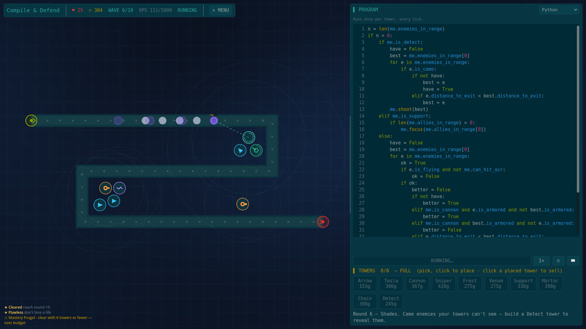 Compile & Defend screenshot #1