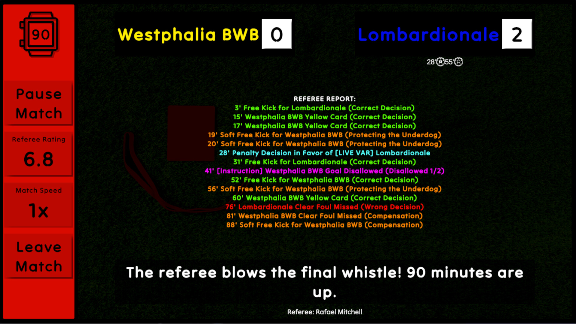 The Referee Committee screenshot 4