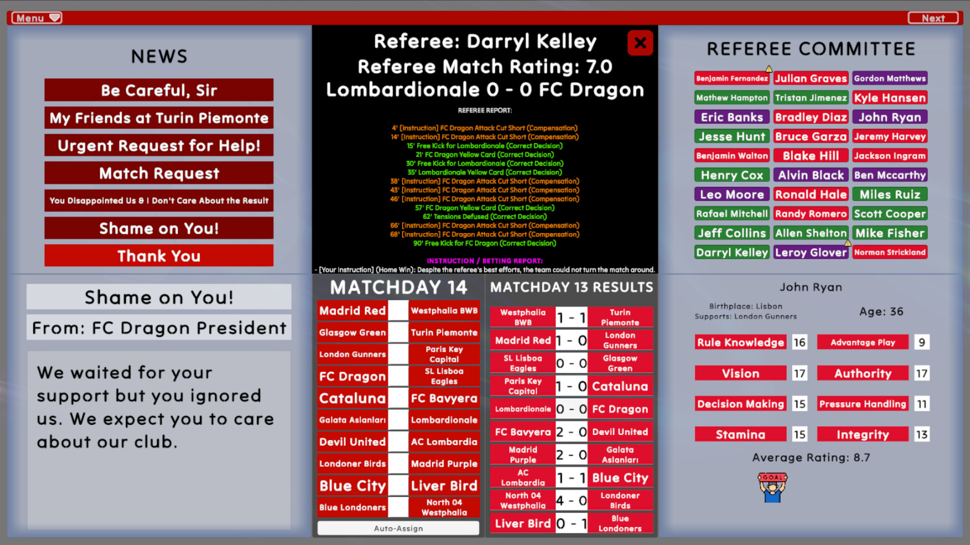 The Referee Committee screenshot 7