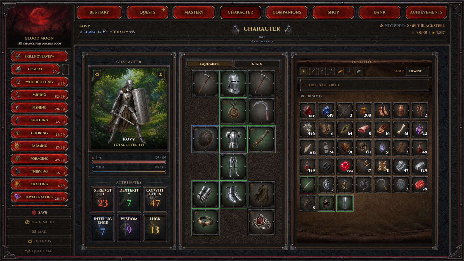 Grim Reach Idle screenshot 1