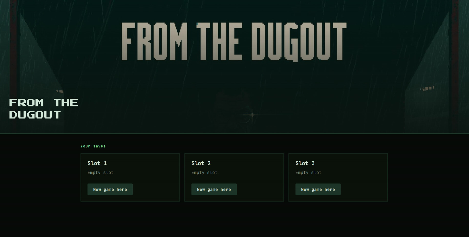 FROM THE DUGOUT screenshot 2