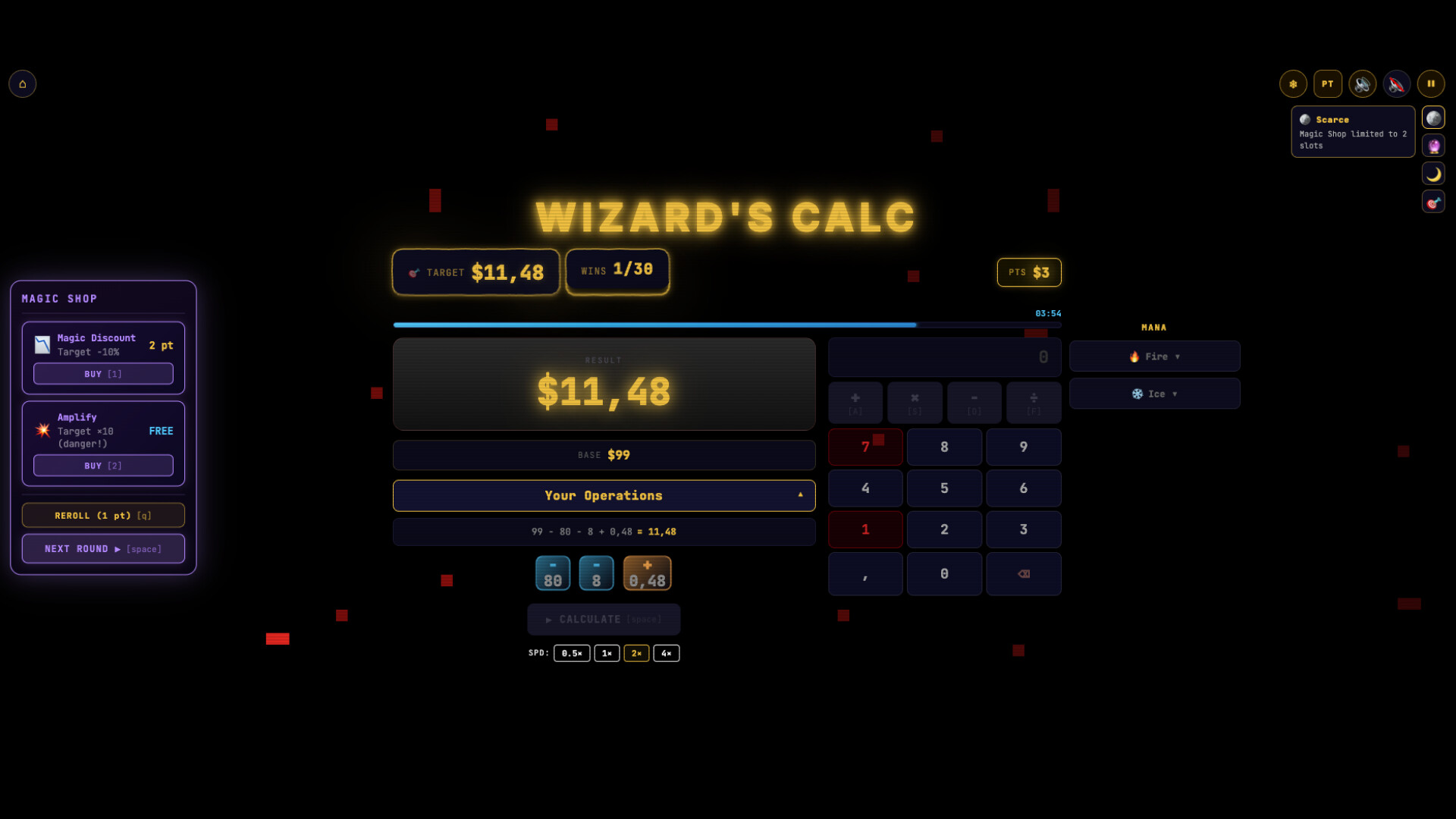 Wizard's Calc screenshot 1