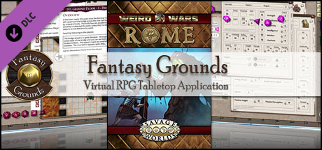 Fantasy Grounds - Weird Wars Rome (Savage Worlds) Header Image