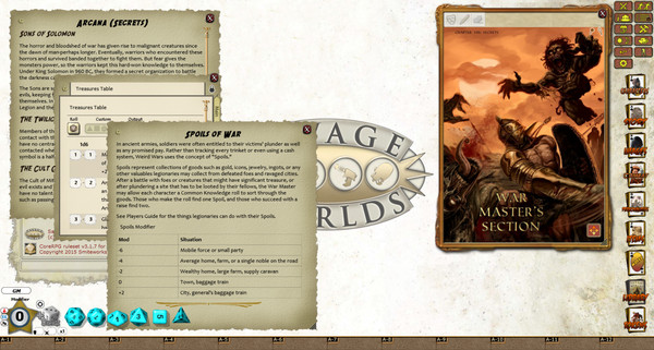 Fantasy Grounds - Weird Wars Rome (Savage Worlds)