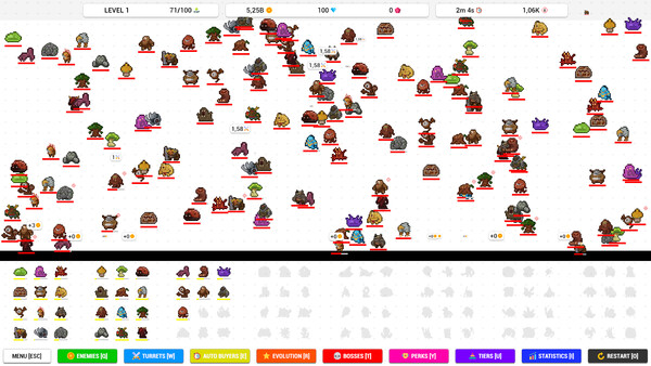 Idle Turrets Pixel Defense screenshot