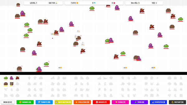 Idle Turrets Pixel Defense cheat table screenshot