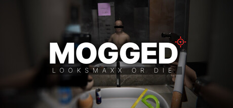 MOGGED: Looksmaxx or Die Banner