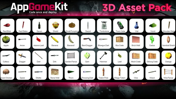 AppGameKit Classic - 3D Asset Pack