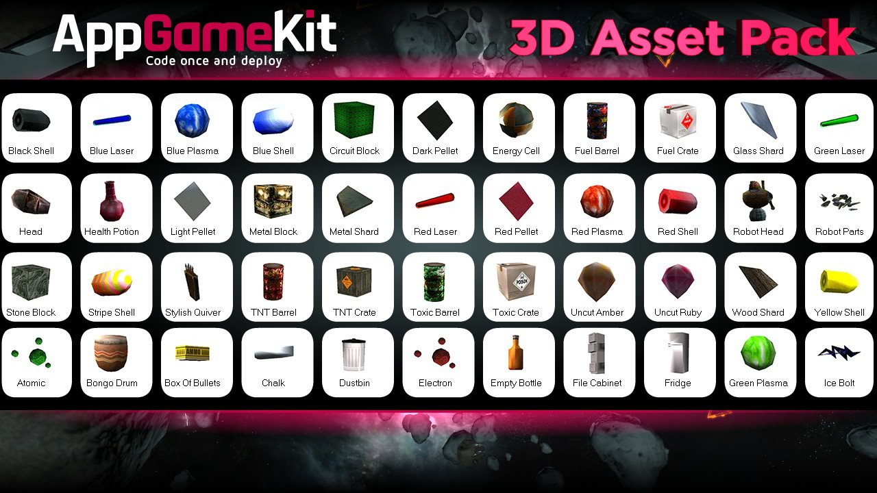 AppGameKit Classic - 3D Asset Pack Featured Screenshot #1