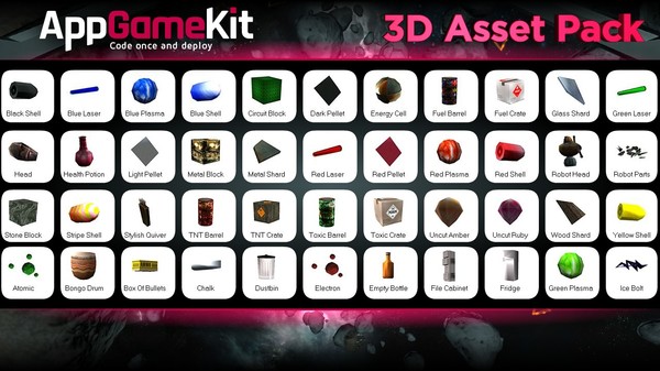 AppGameKit Classic - 3D Asset Pack