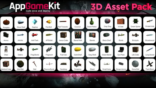 AppGameKit Classic - 3D Asset Pack