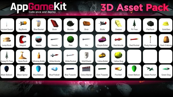 AppGameKit Classic - 3D Asset Pack