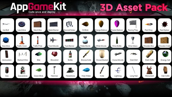 AppGameKit Classic - 3D Asset Pack