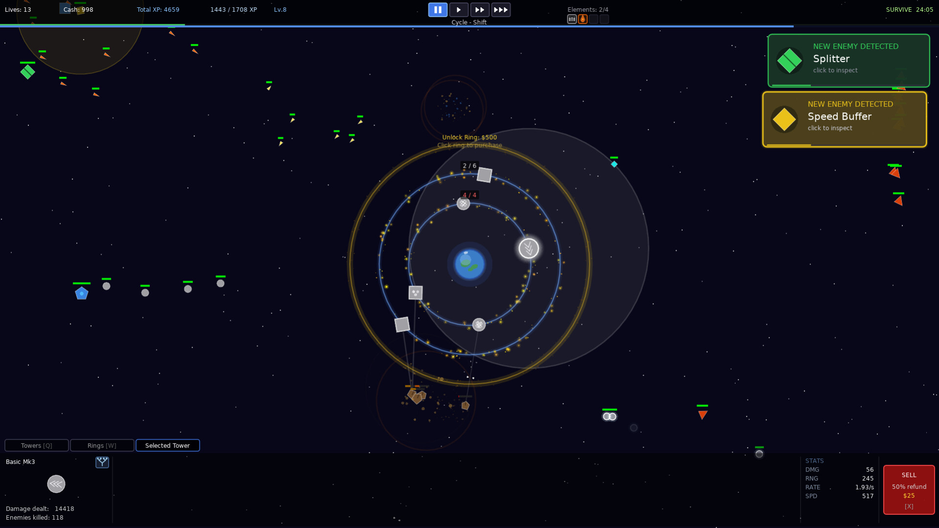 Orbital Tower Defence – Screenshot 3