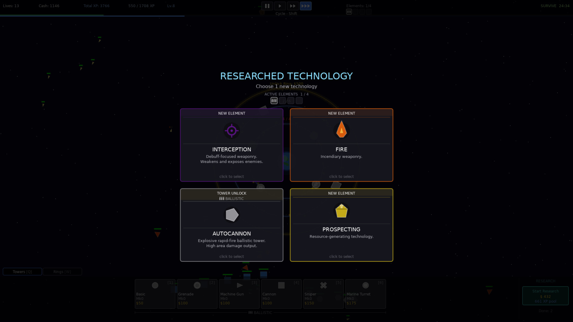 Orbital Tower Defence – Screenshot 2