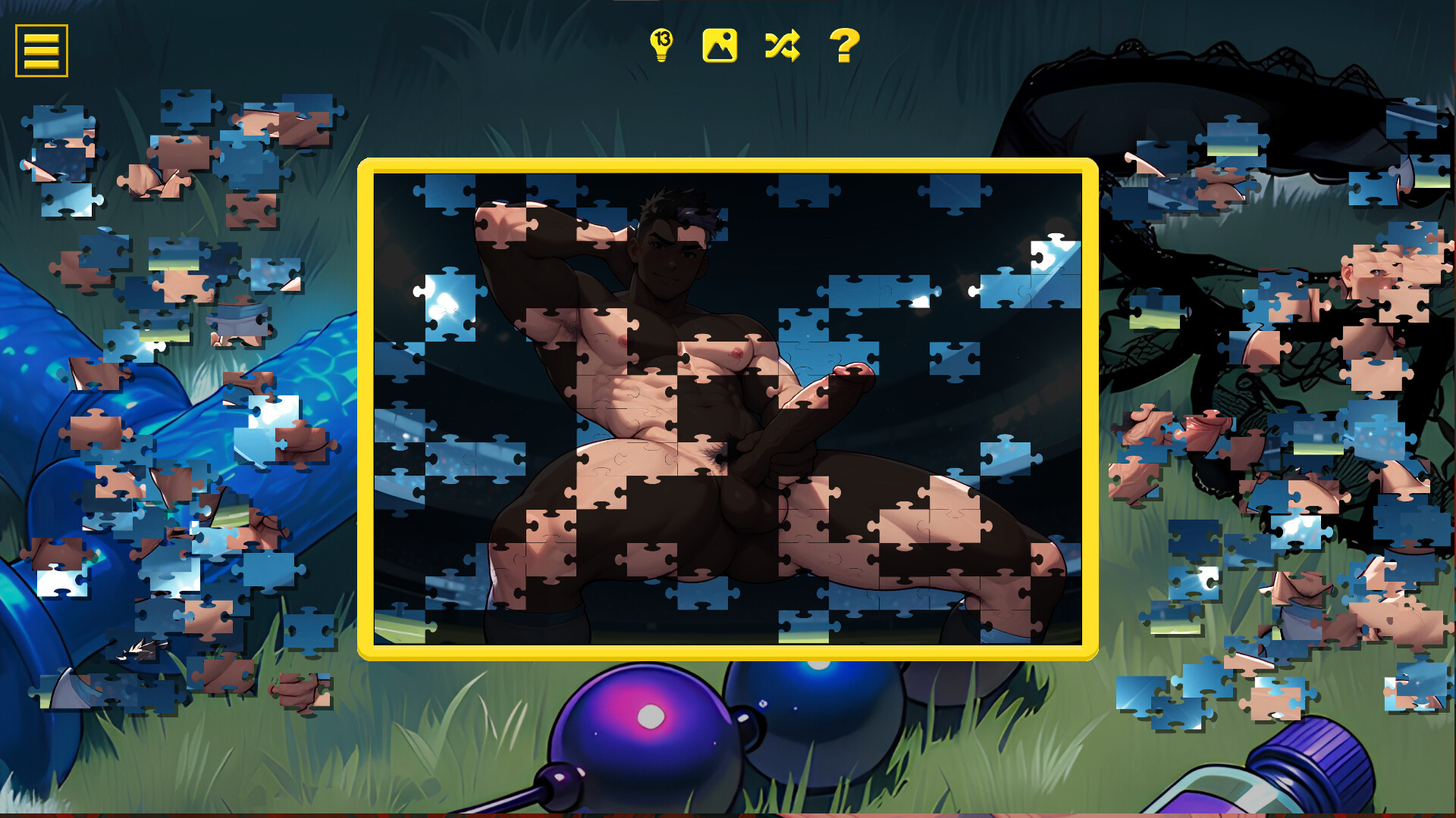 Soccer Cup Boys - Hentai Jigsaw screenshot 4