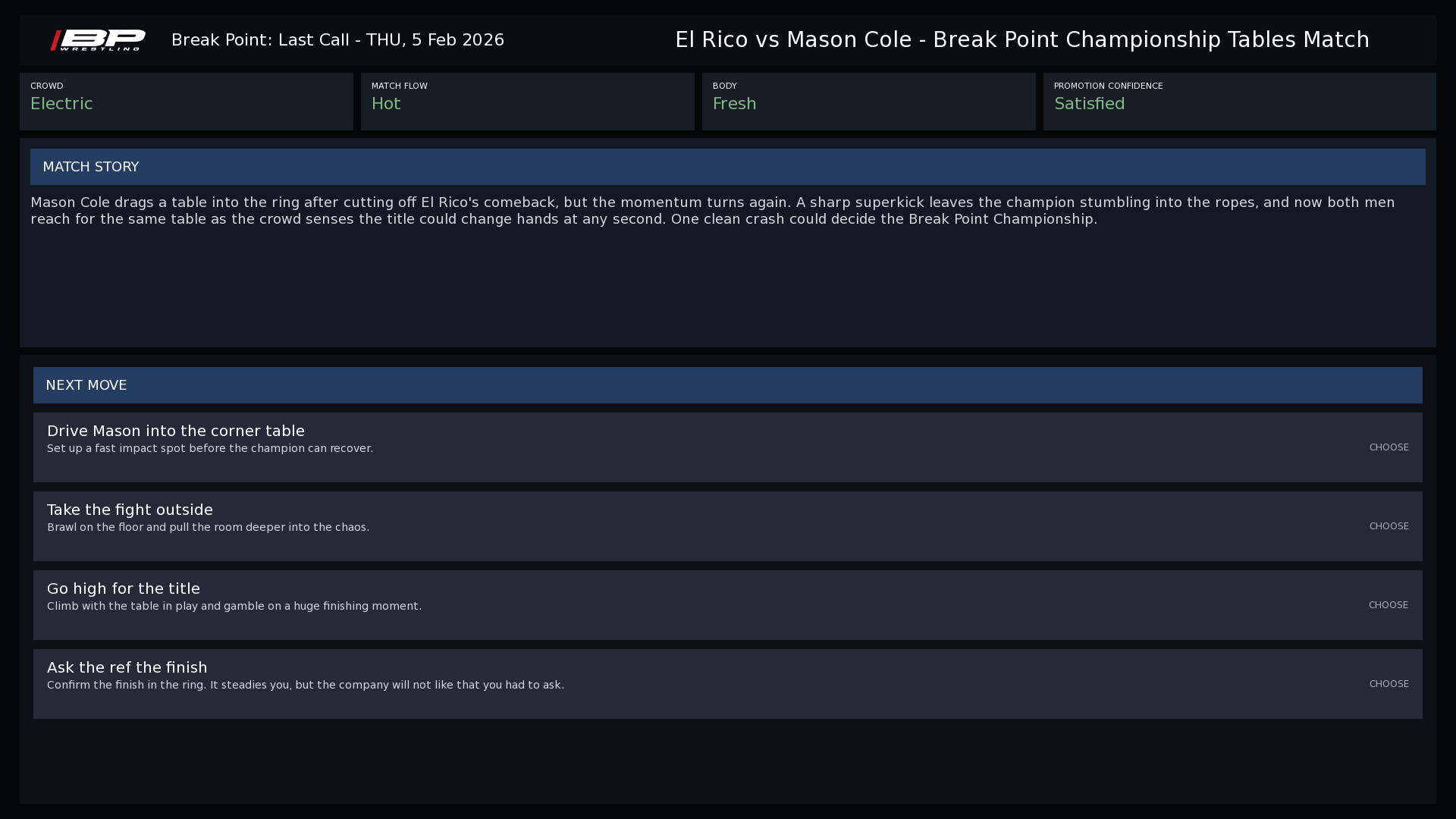 Pro Wrestling: The Ascent screenshot 3