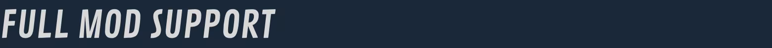 FULL MOD SUPPORT