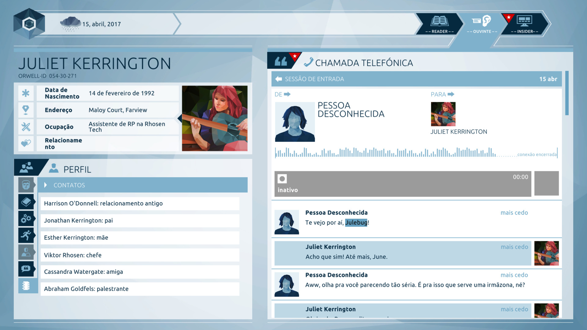 Screenshot de Orwell: Keeping an Eye On You