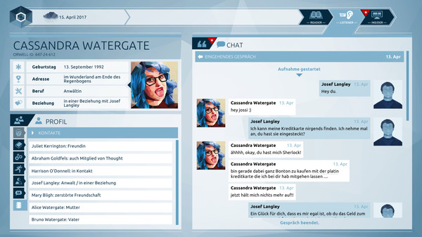 Orwell: Keeping an Eye On You Android Screenshot 2