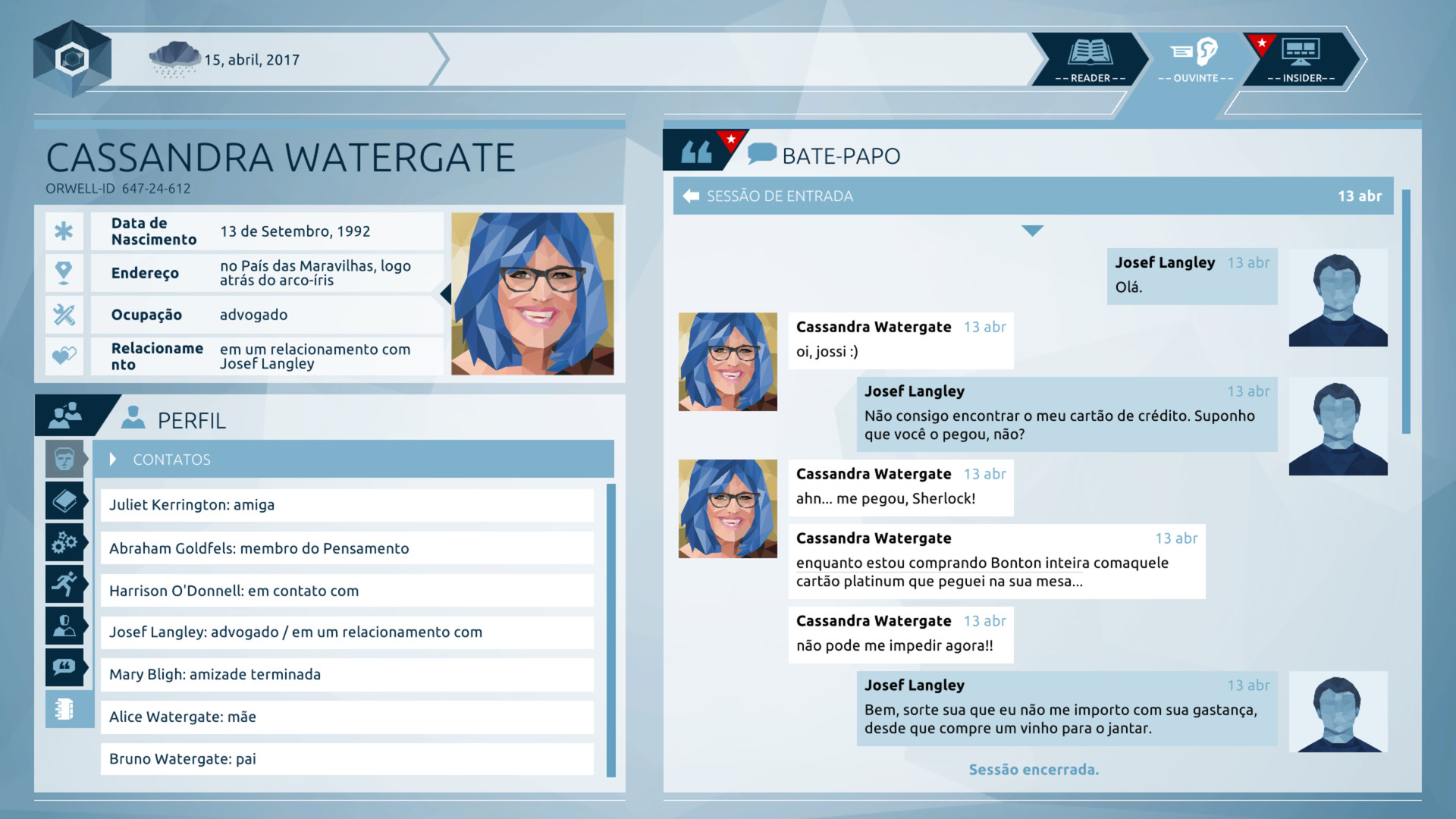 Screenshot de Orwell: Keeping an Eye On You