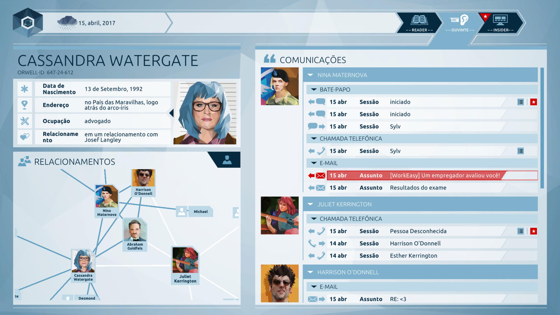 Screenshot de Orwell: Keeping an Eye On You