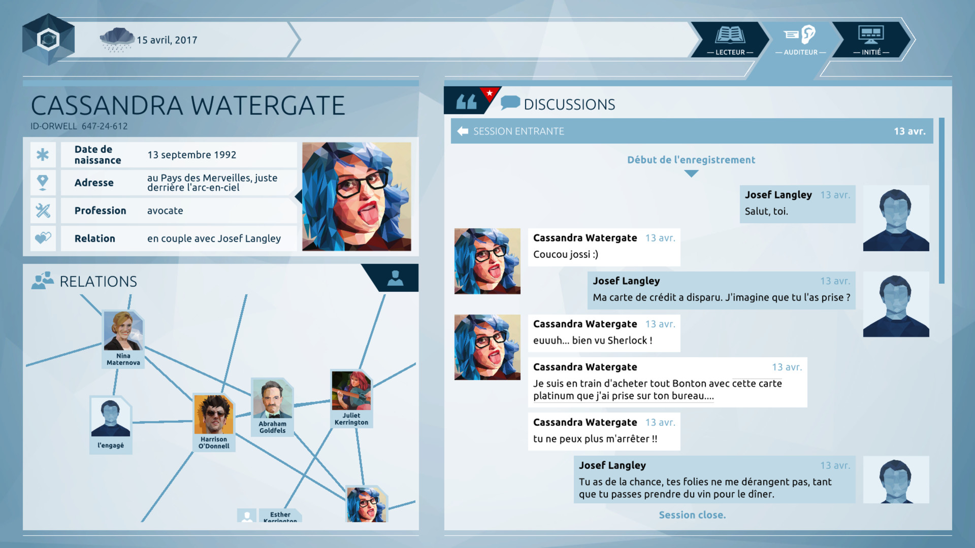 Orwell: Keeping an Eye On You : capture