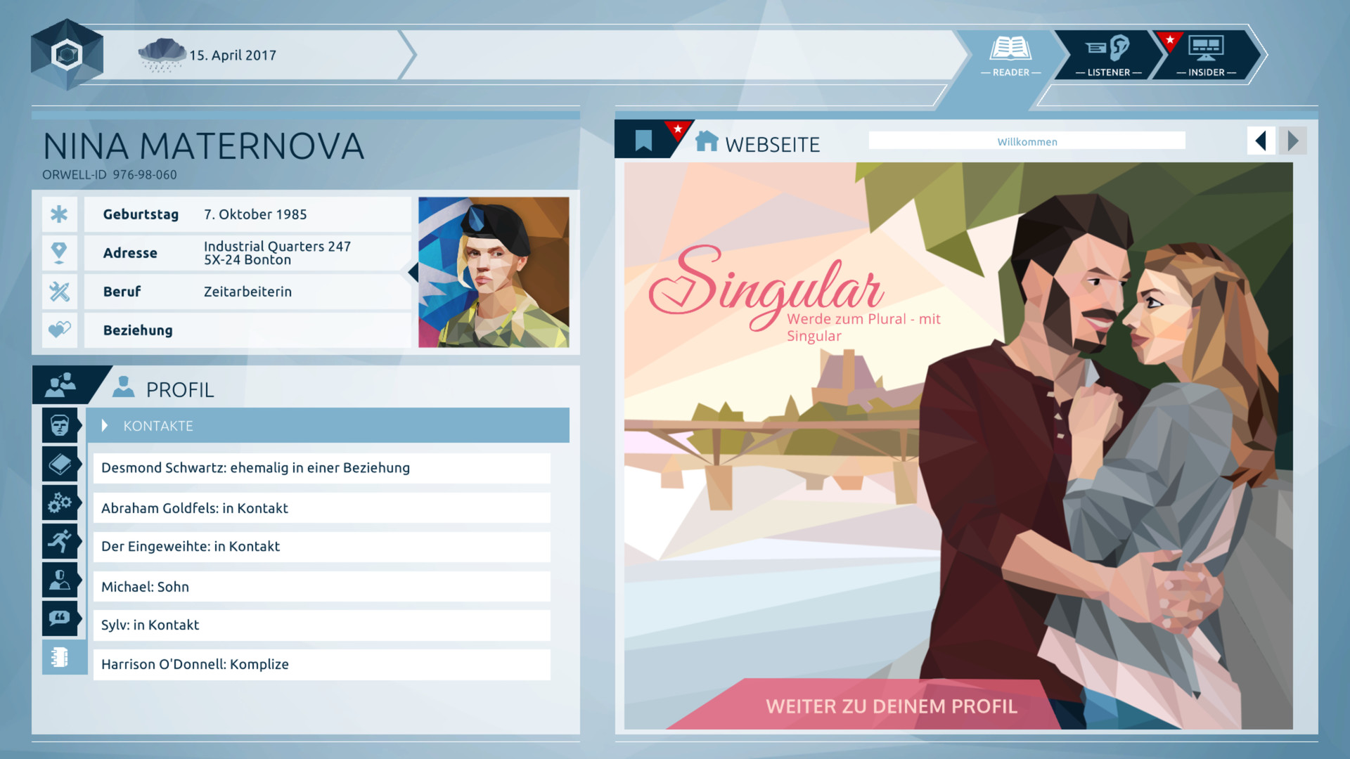 Orwell: Keeping an Eye On You Steam CD Key Screenshot 3