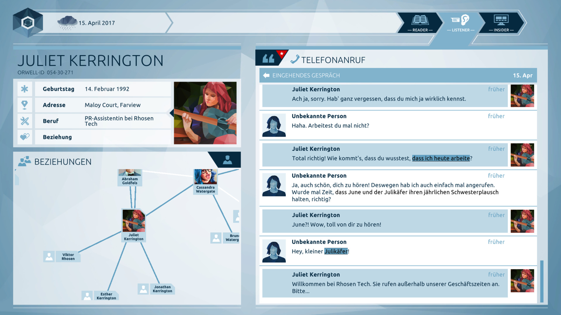 Orwell: Keeping an Eye On You Steam CD Key Screenshot 7