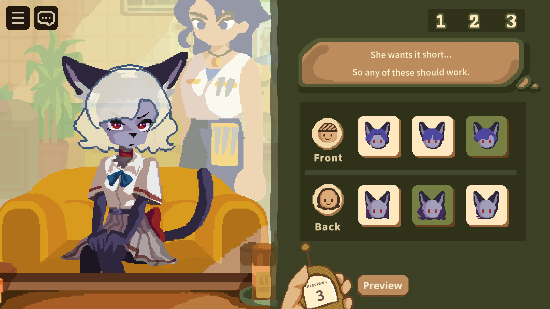 Beastfolk Barber Demo screenshot