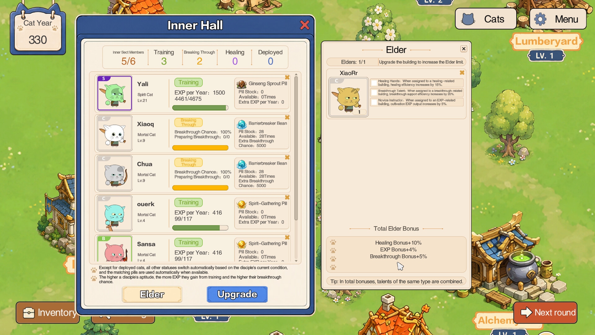 Nine Lives to Immortality: Did Kitty Break Through Today? screenshot 2