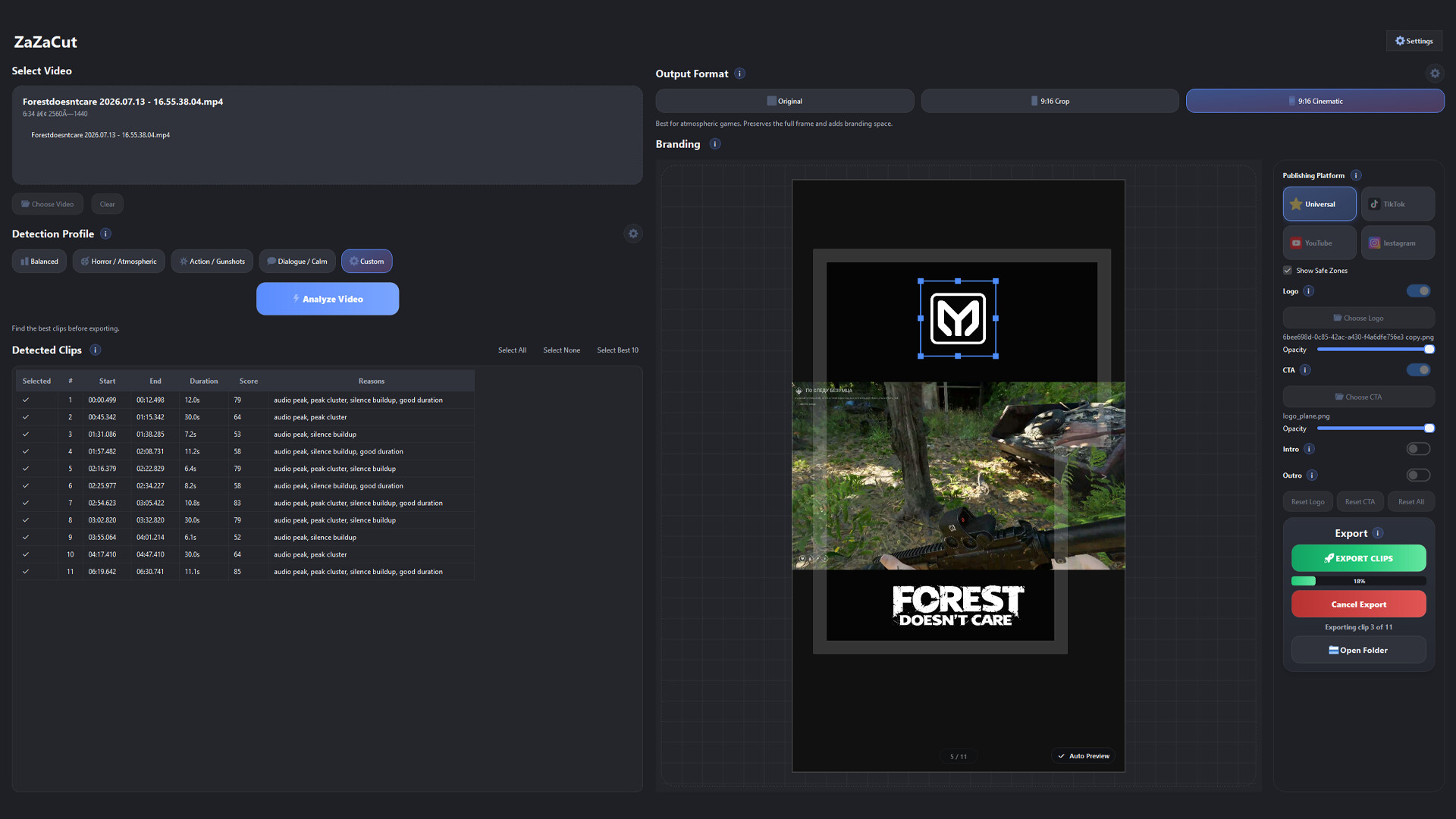 ZazaCut - Shorts & Clips Creator screenshot 7
