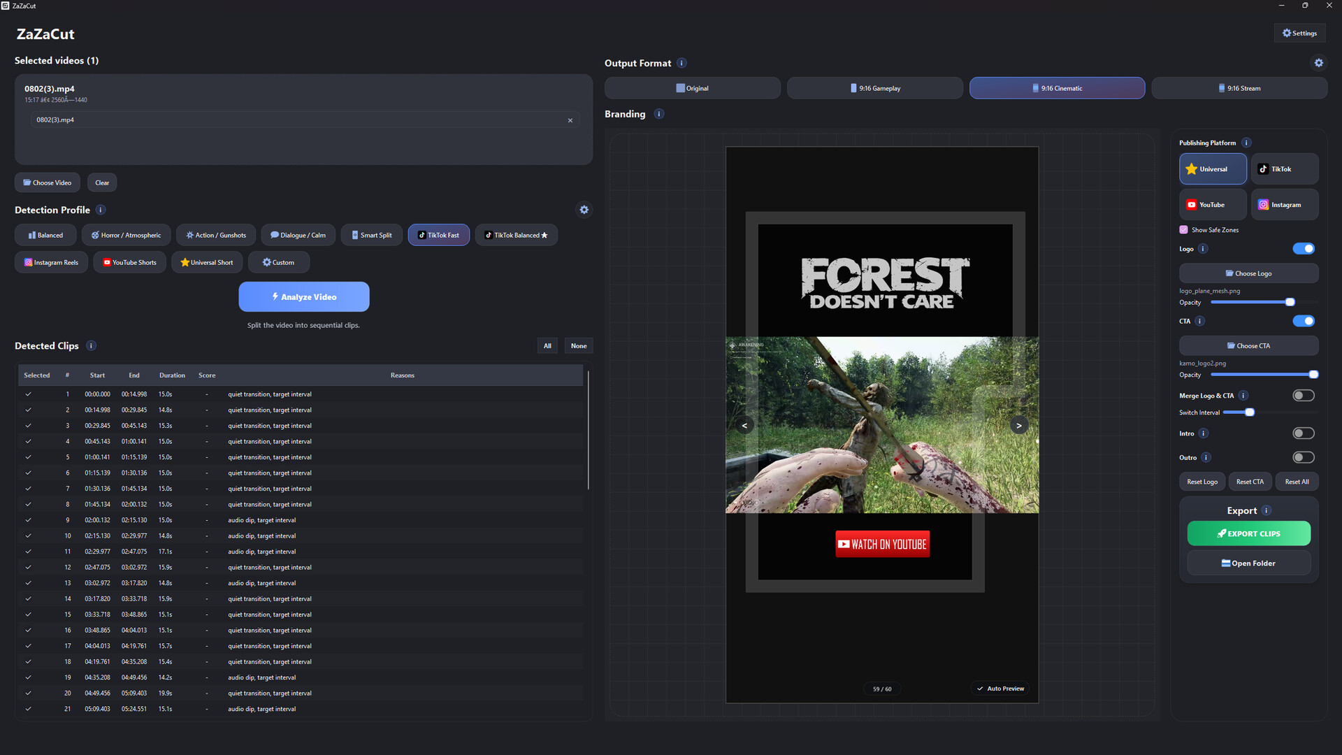 ZazaCut - Shorts & Clips Creator screenshot 2