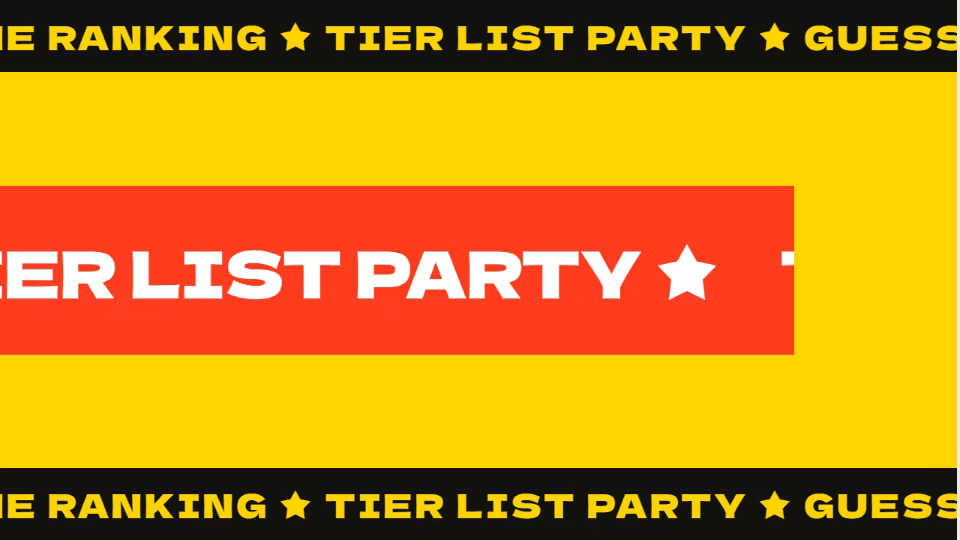 EVERYONE'S TIER LIST! video 2