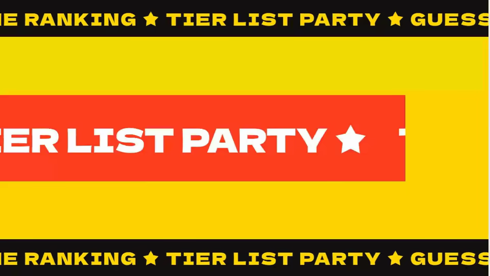 EVERYONE'S TIER LIST! video 1