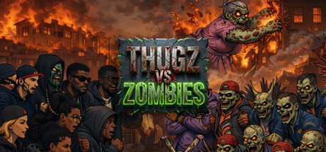 Thugz VS Zombies(アクション・カジュアル、開発: UndaWirrld Arcade)のヘッダー画像