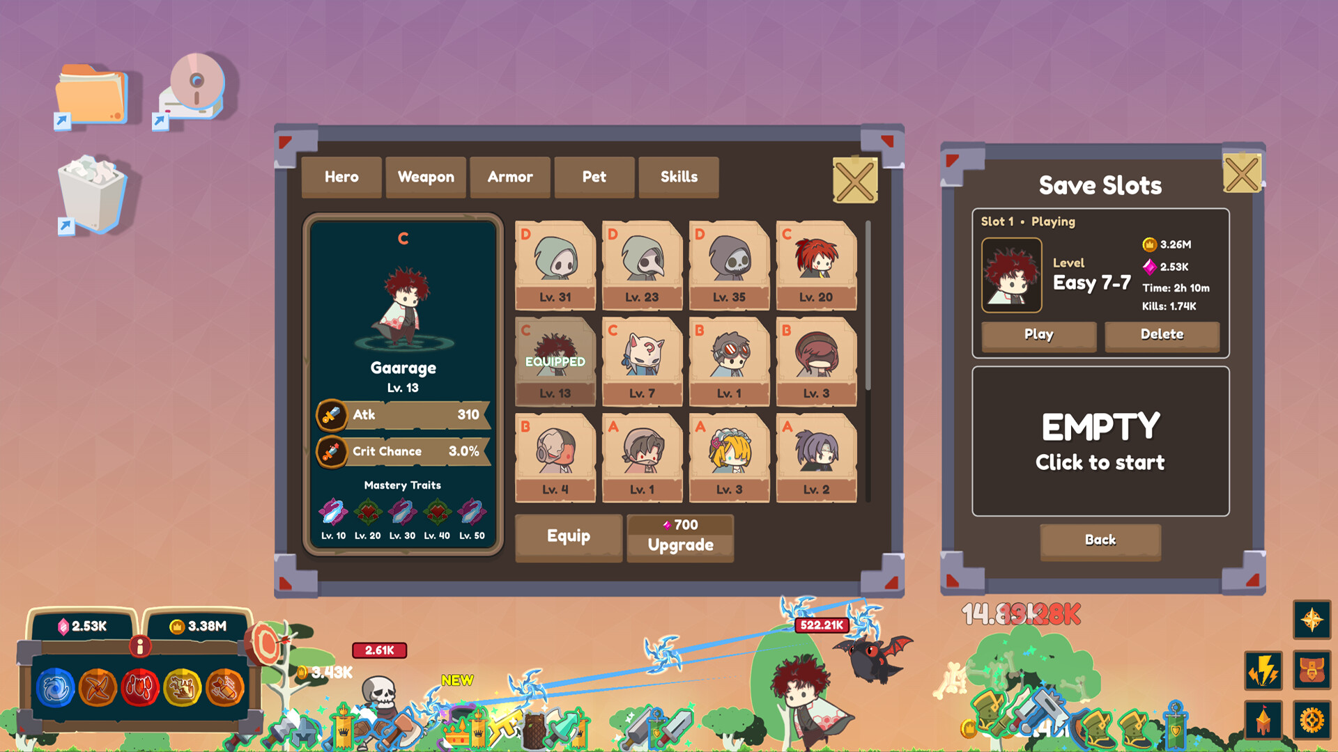 Desktop Hero Rush screenshot 4