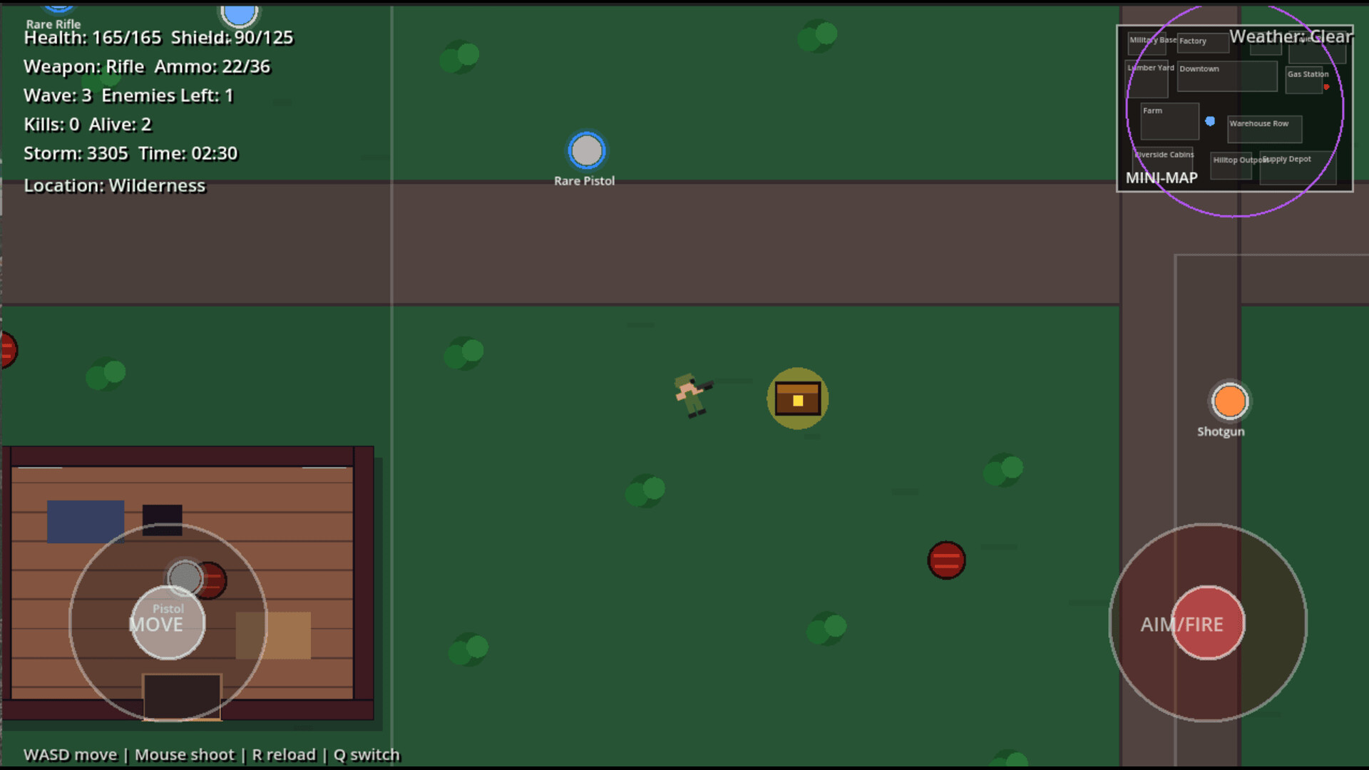 Top Down Battle Royale 2D – Screenshot 2