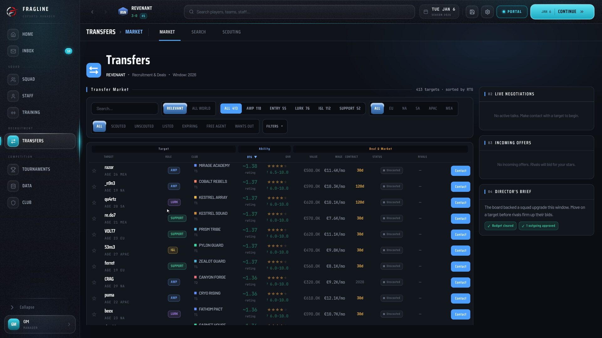 FRAGLINE: Esports Manager screenshot 12