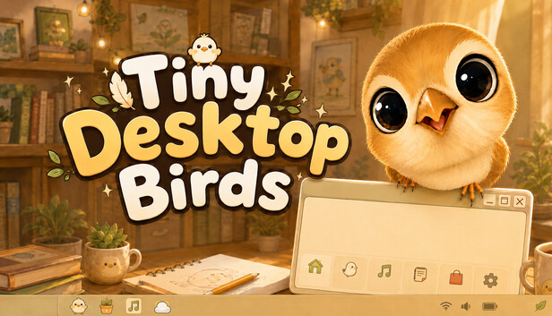 Tiny Desktop Birds