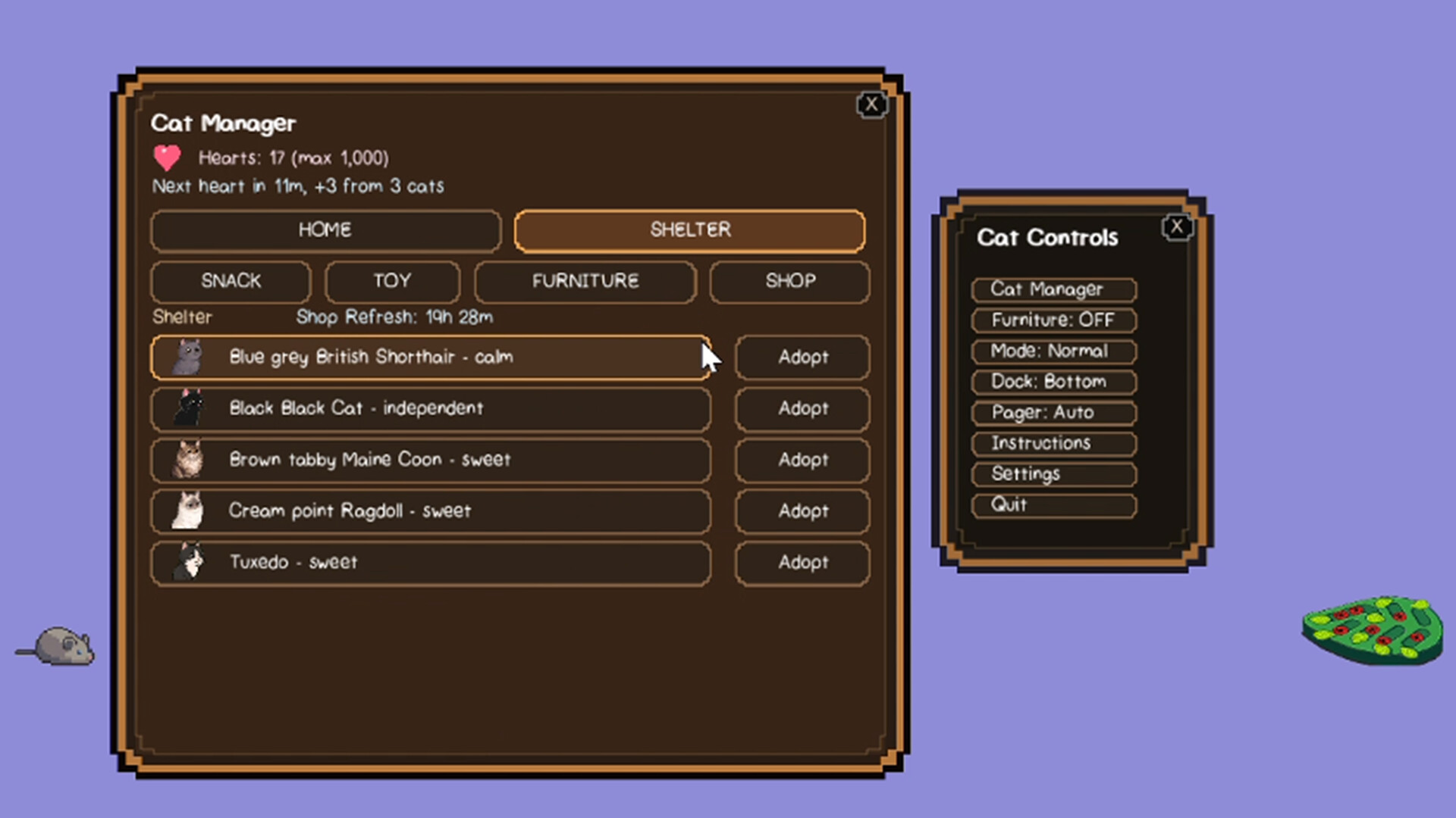 Desktop Pet: Idle Cats Cozy Chaotic Companions for your screen screenshot 10