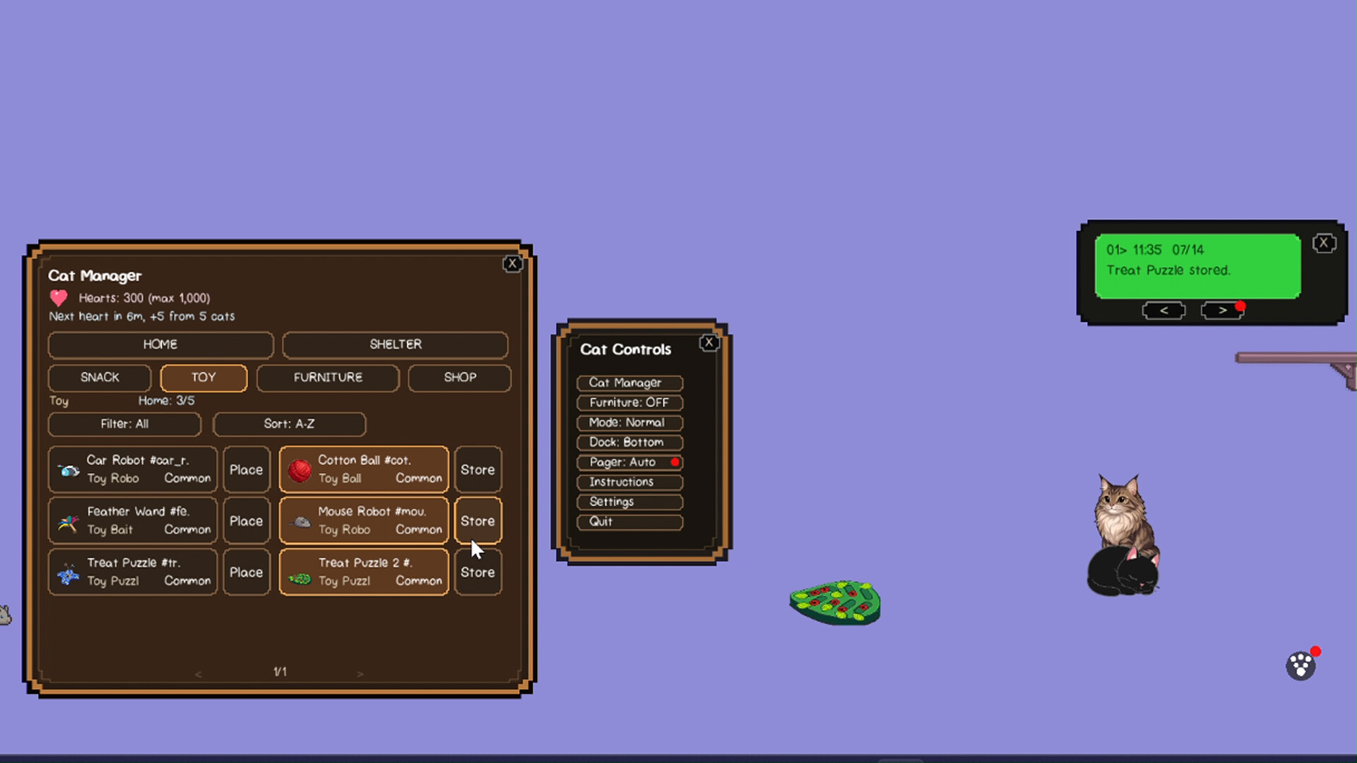 Desktop Pet: Idle Cats Cozy Chaotic Companions for your screen screenshot 9