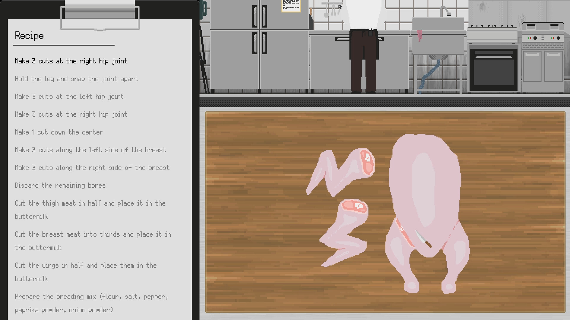 Choosing ingredients for a prisoner's last meal