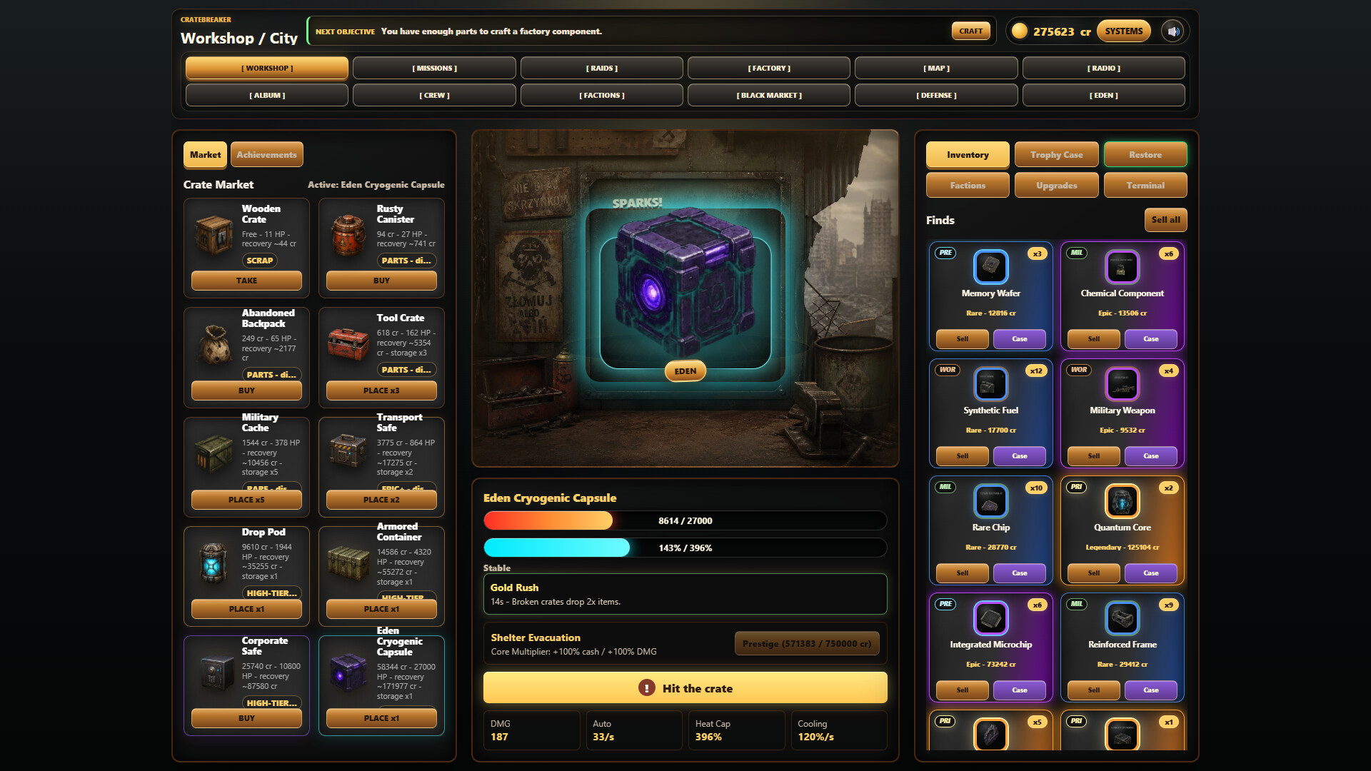 Cratebreaker: Wasteland Workshop screenshot 1