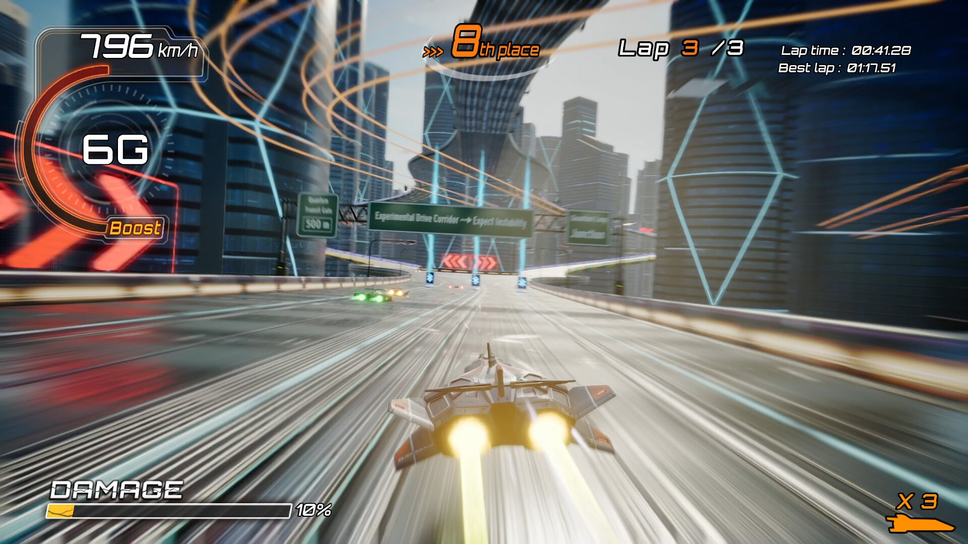 Axion Racer screenshot 1