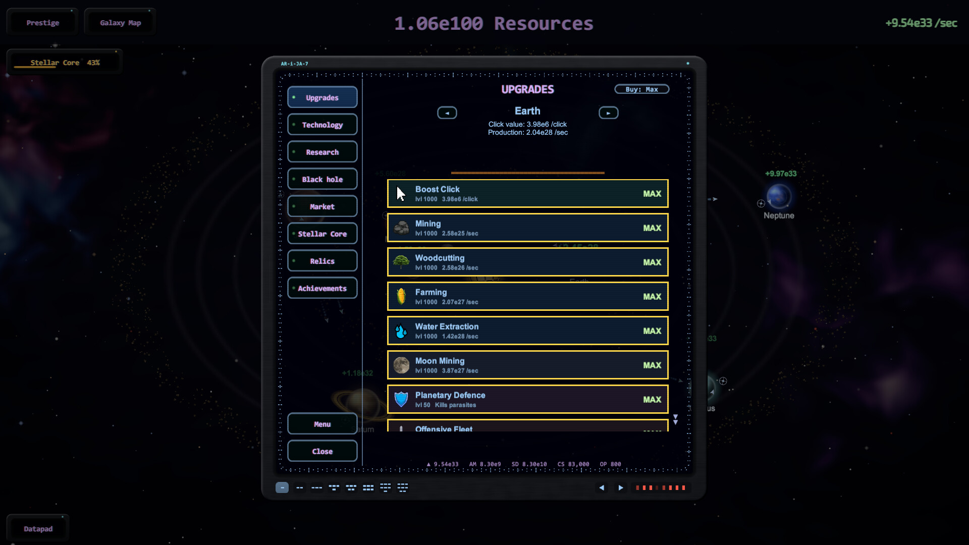 Space Civilization Clicker screenshot 4